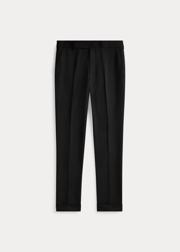 Pantalones Ralph Lauren Hombre Negros - RLX Gregory Wool Twill - FSCAI6412